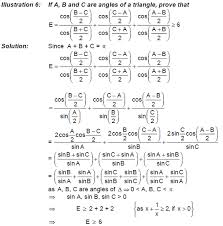 cbse class 11 maths notes trigonometric important