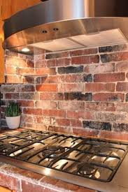 Glass Over Brick Splashback Google Search Diy Kitchen Backsplash Diy Backsplash Home