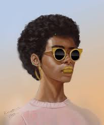 Reposted from @kunle_paints One of the cool kids. . . #digitalpainting  #digitalart #nigerianart #africanart #digitalillustration #blackportrait  #artofinstagram #photostudy #digitalartists #girlportrait #blackart  #blackartistspace #dopeblackart