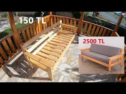 2500 tl ye satilan bahce koltugunun benzerini 150 tl ye yaptik build a garden seat for 20 euros youtube bahce mobilya tasarimi mobilya
