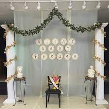 Add to cart gold satin fabric $30.89 usd. Backdrop For The Stage Of The Greek Themed Baby Shower That I Hosted Purchased A Roll Of Table Co Greek Party Decorations Greek Party Theme Baby Shower Themes
