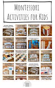 Senses play such a huge role. Montessori Activities For Kids Researchparent Com