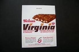 Virginia 10c 1960 S Neilson Canada Chocolate Candy Bar Wrapper Ebay