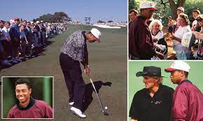 Tiger Woods Masters Debut Got Off To Humiliating Start But It Set Him On His Way To Utter Dominance Daily Mail Online