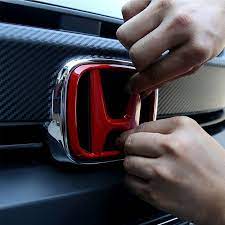 Sponsored Ebay 2016 2018 Red Front Rear H Emblem Badge For Honda 10th Gen Civic Sedan 4door Civic Sedan Honda Honda Accord Sport