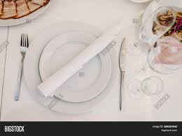 You can google table setting for pictures. Serving Setting Table Image Photo Free Trial Bigstock