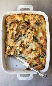 Sourdough Sausage Strata Recipe Strata Recipes Sausage Strata Recipes Breakfast Breakfast Recipes Easy