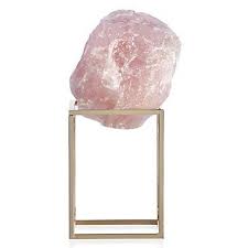 Rose Quartz On Stand Rose Quartz Pink Painted Furniture Metal Stand