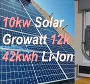 10kw Off Grid Solar with 12k Growatt Inverter (SPF12000TDVM MPV)