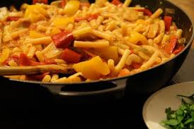 Portugiesischer Stockfisch Eintopf Mit Tomaten Paprika Rezept Stockfisch Rezept Rezepte Stockfisch