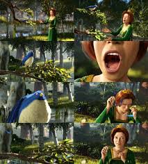 Bird Exploding In Shrek Due To Fiona S Singing Fiona Shrek Shrek Dreamworks Animation