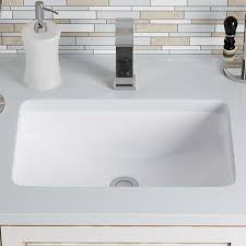 Mrdirect Vitreous China Rectangular Undermount Bathroom Sink With Overflow Reviews Undermount Bathroom Sink Porcelain Bathroom Sink Rectangular Sink Bathroom