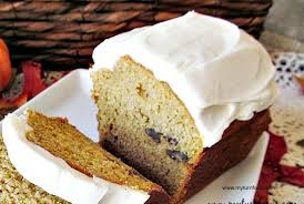 Of course, the icing is completely optional. Pumpkin Bread With Cream Cheese Frosting My Turn For Us