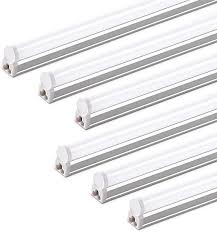 Pack Of 6 Barrina Led T5 Integrated Single Fixture 4ft 2200lm 6500k Super Bright White 20w Uti In 2020 Under Cabinet Lighting Cabinet Lighting Led Shop Lights