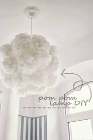 How To Pom Pom Lampe Diy Mydearlove Lampe Diy Diy Deco Diy Deco Chambre