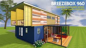 I removed the survey for my property and the site plan since that is specific to my particular property. Prefab Shipping Container Homes Design With House Floor Plans And Pictures Breezebox 960 Youtube