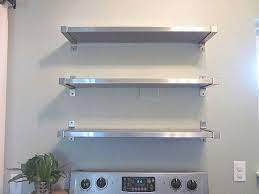 Maybe you would like to learn more about one of these? Stainless Steel Shelving From Ikea Decoist Stainless Steel Kitchen Shelves Wall Mounted Kitchen Shelves Stainless Steel Shelving