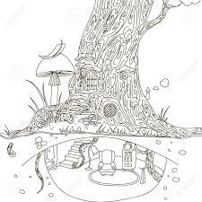 An illustration of a magnifying glass. Magic Tree House Hand Drawing Isolated Objects On White Background Royalty Free Cliparts Vectors And Stock Illustration Image 60005265
