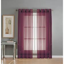 Curtains with a sheer fabric provide privacy, while letting daylight through and help you feel connected with the world outside the window. Curtains Drapes Valances 1 Solid Bronze 8 Grommet Sheer Window Panel Curtain Treatment Drape Hot Pink Garden Curtains