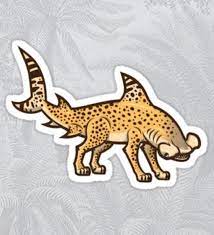 Chee Hammer Sticker Art By Jennifer Smith Cheetah Hammerhead Shark Sticker Art Jennifer Chees
