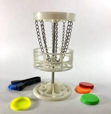 Glow Mini Golf Mini Disc Golf Table Top Game 3d Printed Drinking Game Mini Frisbee Trophy Game Table Golf Man Cave Decor In 2020 Disc Golf Disc Golf Game Disc Golf Basket