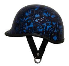 Boneyard Blue Jockey Polo Novelty Motorcycle Helmet Novelty Motorcycle Helmets Novelty Helmets Helmet