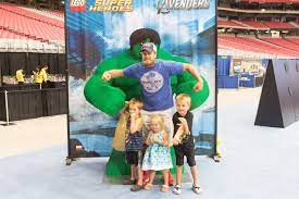 Ryan Fitzpatrick Quarterback For The Tennessee Titans With His Family At Lego Kidsfest Tennessee Titans Family Fun Lego