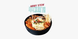 Korean army stew is made with various canned foods that came from the u.s military base in korea; Army Stew Or ë¶€ëŒ€ ì°Œê°œ Is A Well Loved Korean Dish Which Noodle Soup Hd Png Download Kindpng