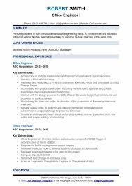 Guide the recruiter to the conclusion that you are the best candidate for the graduate civil engineer job. Office Engineer Resume Samples Qwikresume