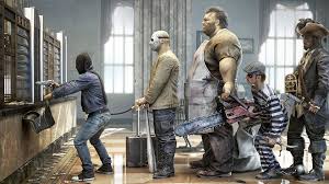 Artwork Bank Baseball Bats Chainsaw Funny Wallpaper 2958804 Wallbase Cc Funny Robber Humor