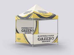 Download Free Portable Popup Gazebo Tent Mockup Psfiles