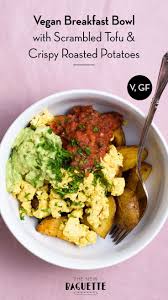 Looking For A Savory Vegan Breakfast Recipe Try This Vegan Breakfast Bowl With Mexican Scrambled Tofu A Savory Vegan Breakfast Bowls Healthy Breakfast Recipes