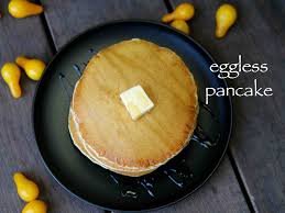 Cook until the edges are dry. Eggless Pancake Recipe Pancakes Without Eggs Eggless Pancakes