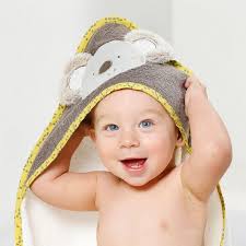 I've used several different styles of hooded if you want to make two hooded towels, you'll need to buy two bath towels and just one hand towel. Baby Fehn Hooded Bath Towel Koala Australia Babyartikel De