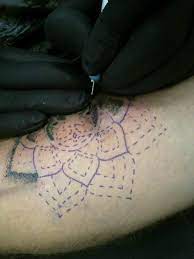 Traditional Hand Poking By David Jones Podge S Tattoo Studio Pontypridd Stippling Tattoo Tattoos Poke Tattoo