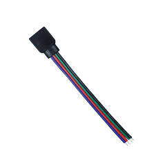 1pcs 4pin Pcb Board Connector Wire Led Rgb Light Strips 4 Pin Female Connector Wire Cable For Smd 5050 3528 Rgb Led Strip Light In Connectors From Home I Day Cap