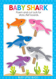 Baby Shark Do Do Do Do Do Do Kids Love Singing And Finger Plays Are Great For Language Development And Muscular Co Baby Shark Baby Shark Music Finger Plays