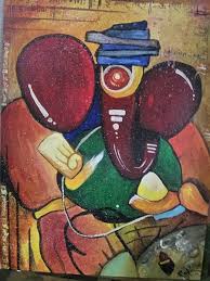 Novica, the impact marketplace, features extraordinary modern acrylic paintings by talented artists from around the world. Ganesha With Hat Abstract Modern Acrylic Painting By Ruchi Baghel Ganesha Abstract Modern Acrylic Painting Id 3746760