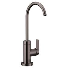 Moen® Sip Single Handle High Arc Cold Water Beverage Kitchen Faucet, Black  Stainless Steel | Canadian Tire