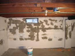 Some areas had pealing paint and cracks. Andrew Vilcheck Basement Waterproofing