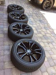 20 Charger Challenger Rt Black Top Wheels Rims Factory Oem Firehawk Gt Tires Dodge Wheel Rims Challenger Rt Rims