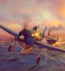 Cover Illustration For Aerojournal Magazine Cv12 Hornet Aircraft Carrier Model By Stefan Draminski Hellcat Model Textures Hellcat Aircraft Art Wwii Aircraft