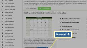 Download free printable 2021 calendar templates that you can easily edit and print using excel. How To Use The Calendar Template In Google Docs