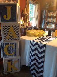 Boy Baby Shower Nautical Theme Baby Blocks Babyshower Babyblocks Baby Boy Shower Baby Shower Nautical Theme Nautical Baby Shower Boy