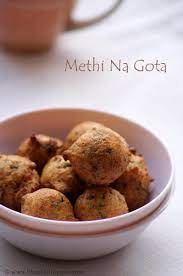 Methi Na Gota Recipe The Best Gujarati Methi Pakora Recipe Recipe Pakora Recipes Recipes Gujarati Snacks