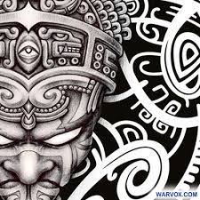 Aztec Warrior Sleeve Tattoo Aztec Tattoos Warvox Aztec Mayan Inca Tattoo Designs