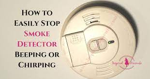 This is to alert you to replace the battery. How To Easily Stop Smoke Detector Beeping Or Chirping Inspired Housewife