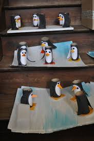 Pingouins Sur La Banquise Dans Ma Classe A Moi On Fait Comme Ca Bricolages D Hiver Craft Creation Artisanale Pingouin
