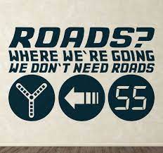 Back To The Future Quote Wall Sticker Tenstickers
