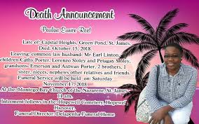Fortunately, writing a death announcement can be simple. Death Announcement Pauline Delapenha Funeral Home Facebook